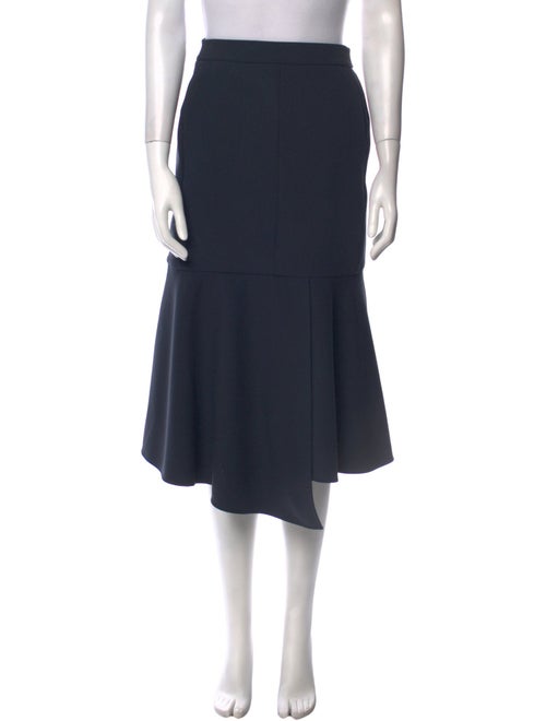 Tibi Ruffle Embellishment Midi Length Skirt