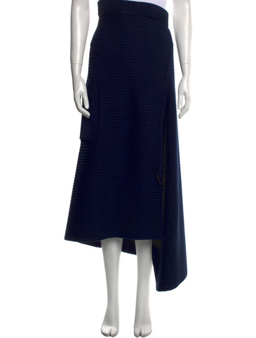 Tibi Merino Wool Midi Length Skirt