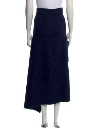 Tibi Merino Wool Midi Length Skirt