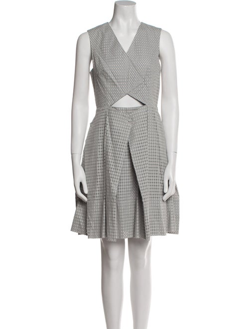 Tibi Printed Knee-Length Dress