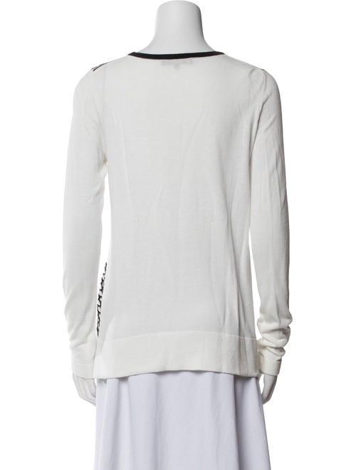 Tibi Printed Crew Neck Sweatshirt