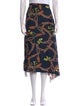 Tibi Silk Midi Length Skirt