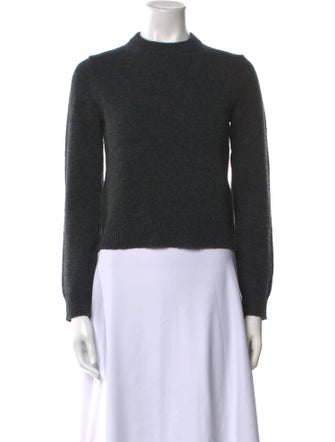 Tibi Lambswool Crew Neck Sweater