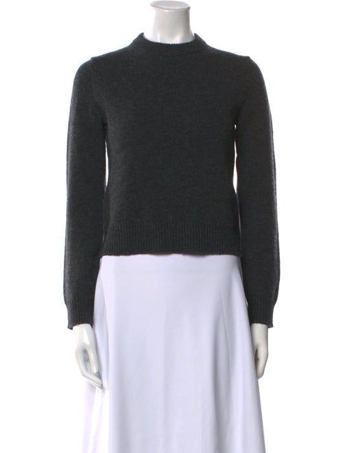 Tibi Lambswool Crew Neck Sweater