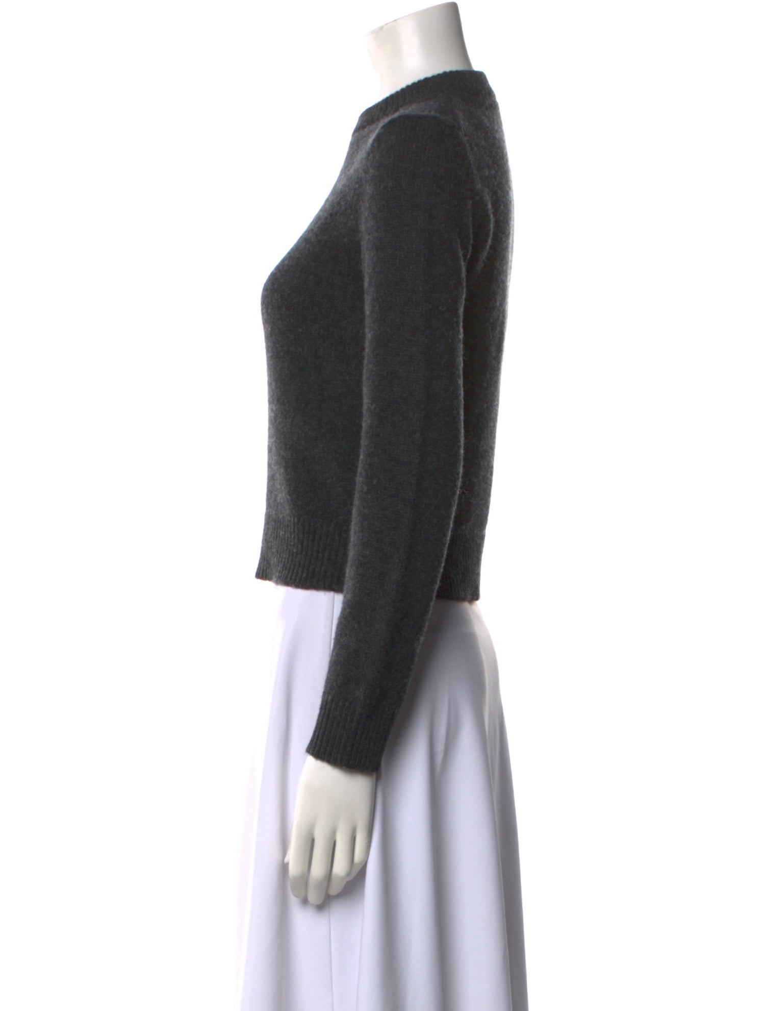 Tibi Lambswool Crew Neck Sweater