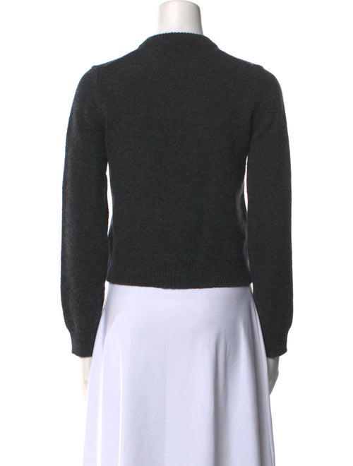 Tibi Lambswool Crew Neck Sweater