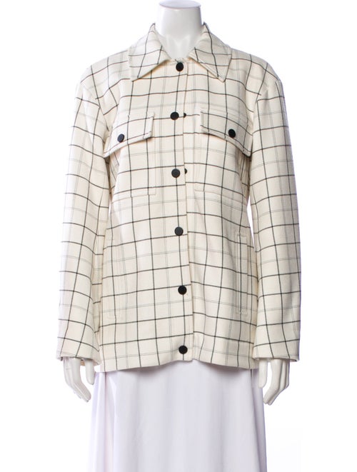 Tibi Plaid Print Jacket