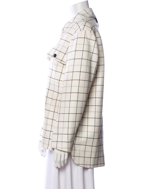 Tibi Plaid Print Jacket