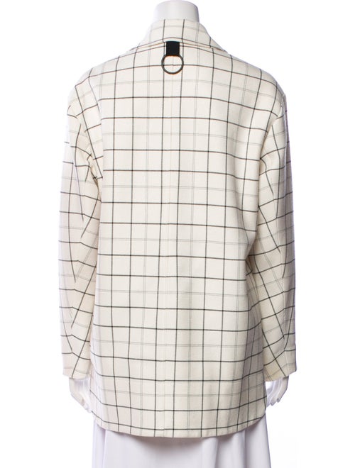 Tibi Plaid Print Jacket