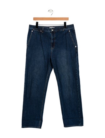 Tibi High-Rise Wide Leg Jeans
