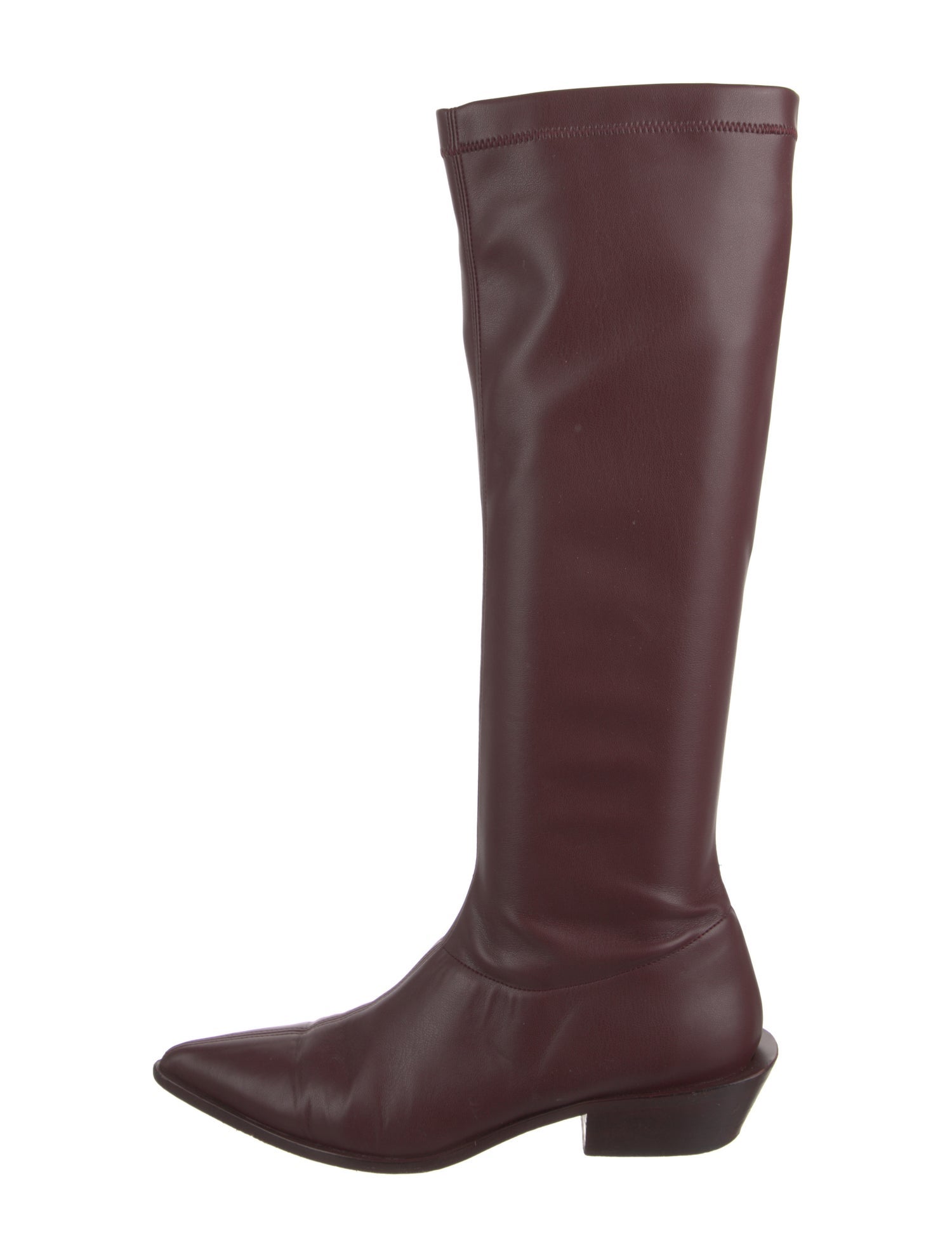 Tibi Leather Riding Boots