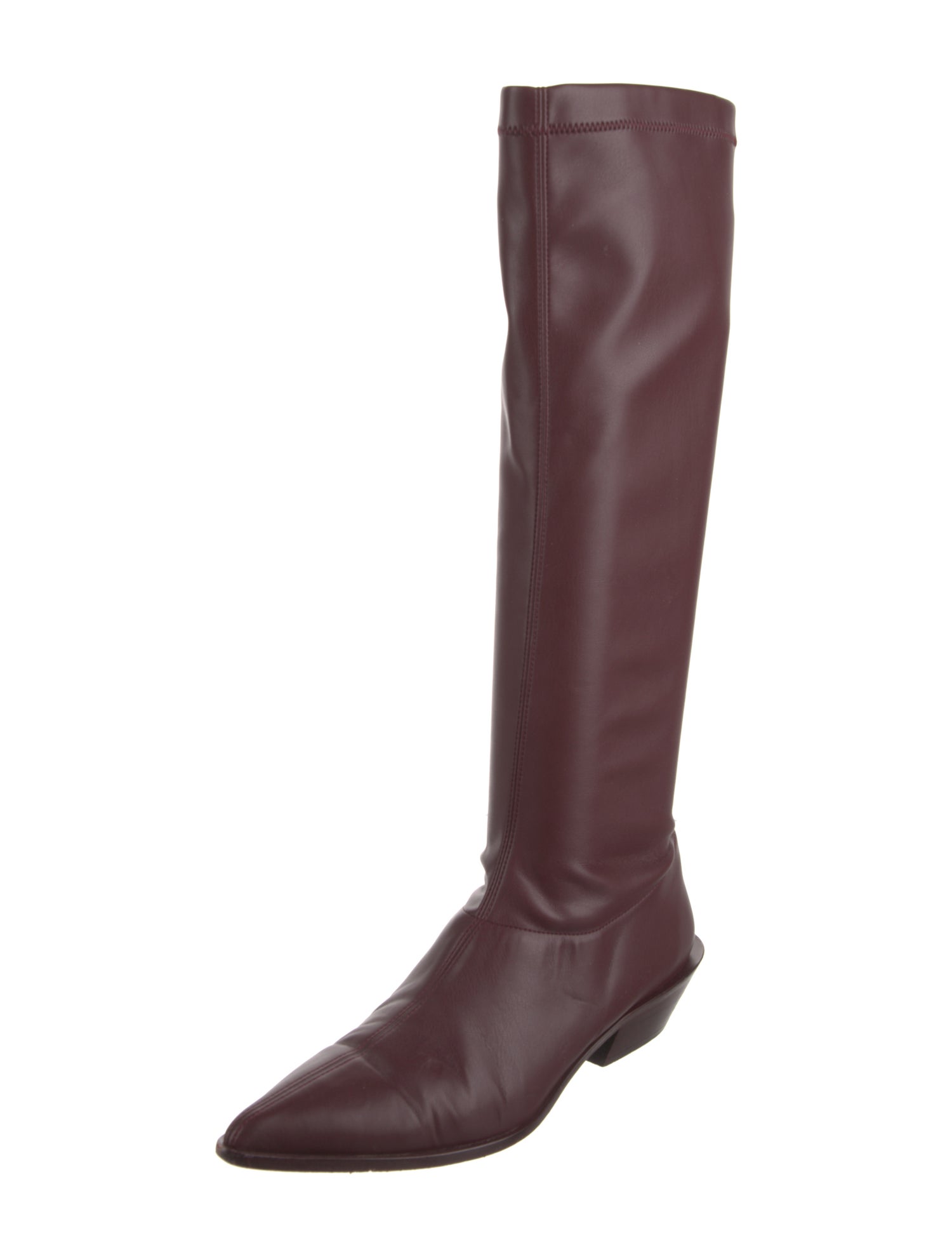 Tibi Leather Riding Boots