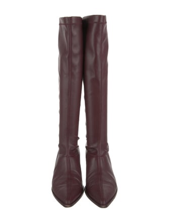 Tibi Leather Riding Boots
