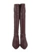 Tibi Leather Riding Boots