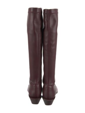 Tibi Leather Riding Boots