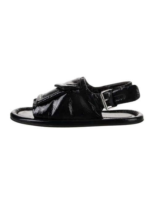 Tibi Patent Leather Slides