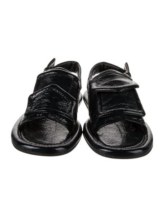 Tibi Patent Leather Slides