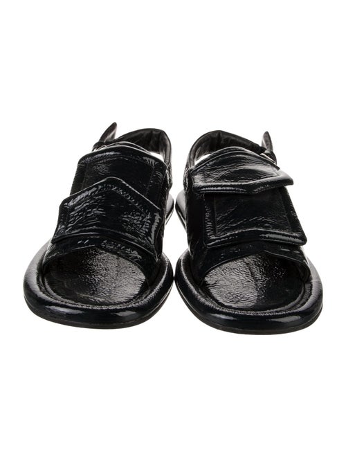 Tibi Patent Leather Slides