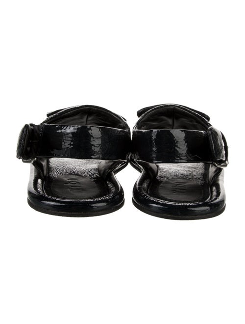 Tibi Patent Leather Slides
