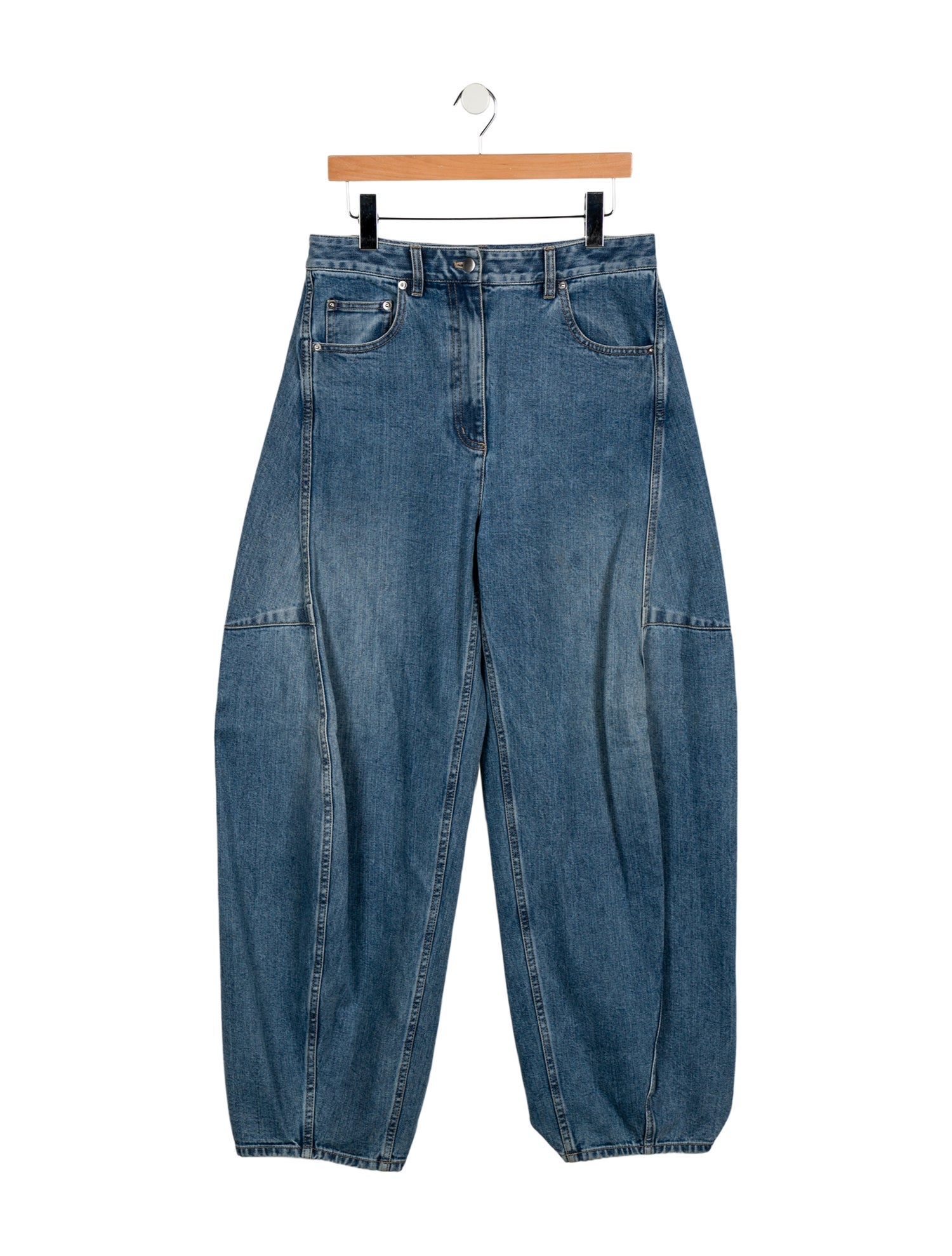 Tibi High-Rise Wide Leg Jeans