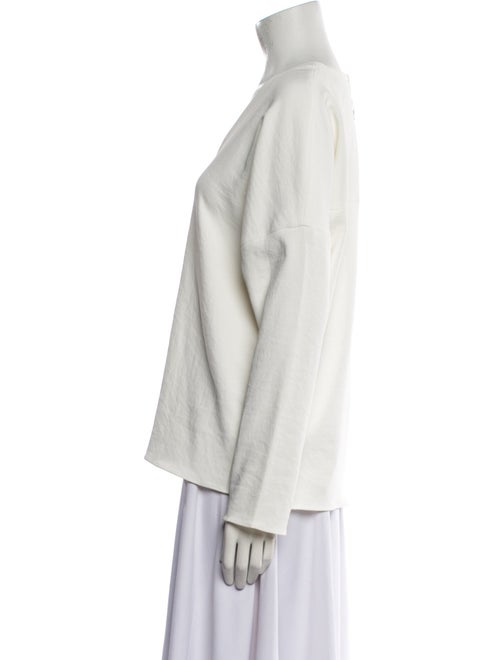 Tibi V-Neck Long Sleeve Blouse