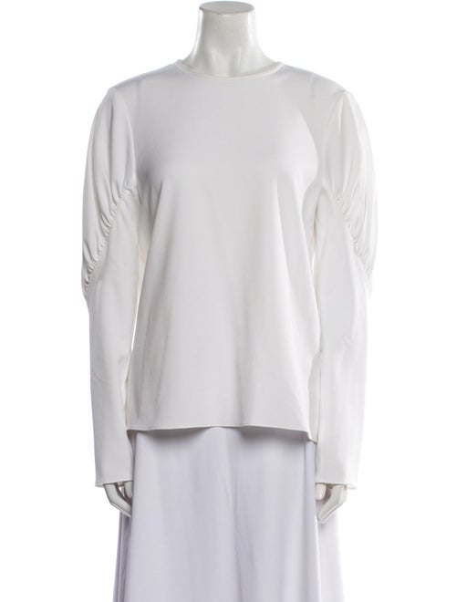 Tibi Crew Neck Long Sleeve Sweatshirt