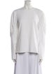 Tibi Crew Neck Long Sleeve Sweatshirt