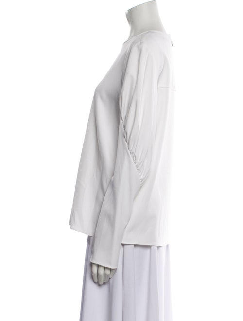 Tibi Crew Neck Long Sleeve Sweatshirt