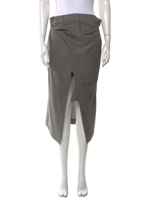 Tibi Virgin Wool Knee-Length Skirt