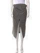 Tibi Virgin Wool Knee-Length Skirt