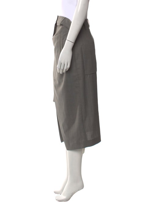 Tibi Virgin Wool Knee-Length Skirt