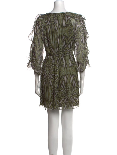 Tibi Printed Mini Dress