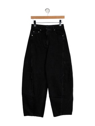 Tibi High-Rise Wide Leg Jeans