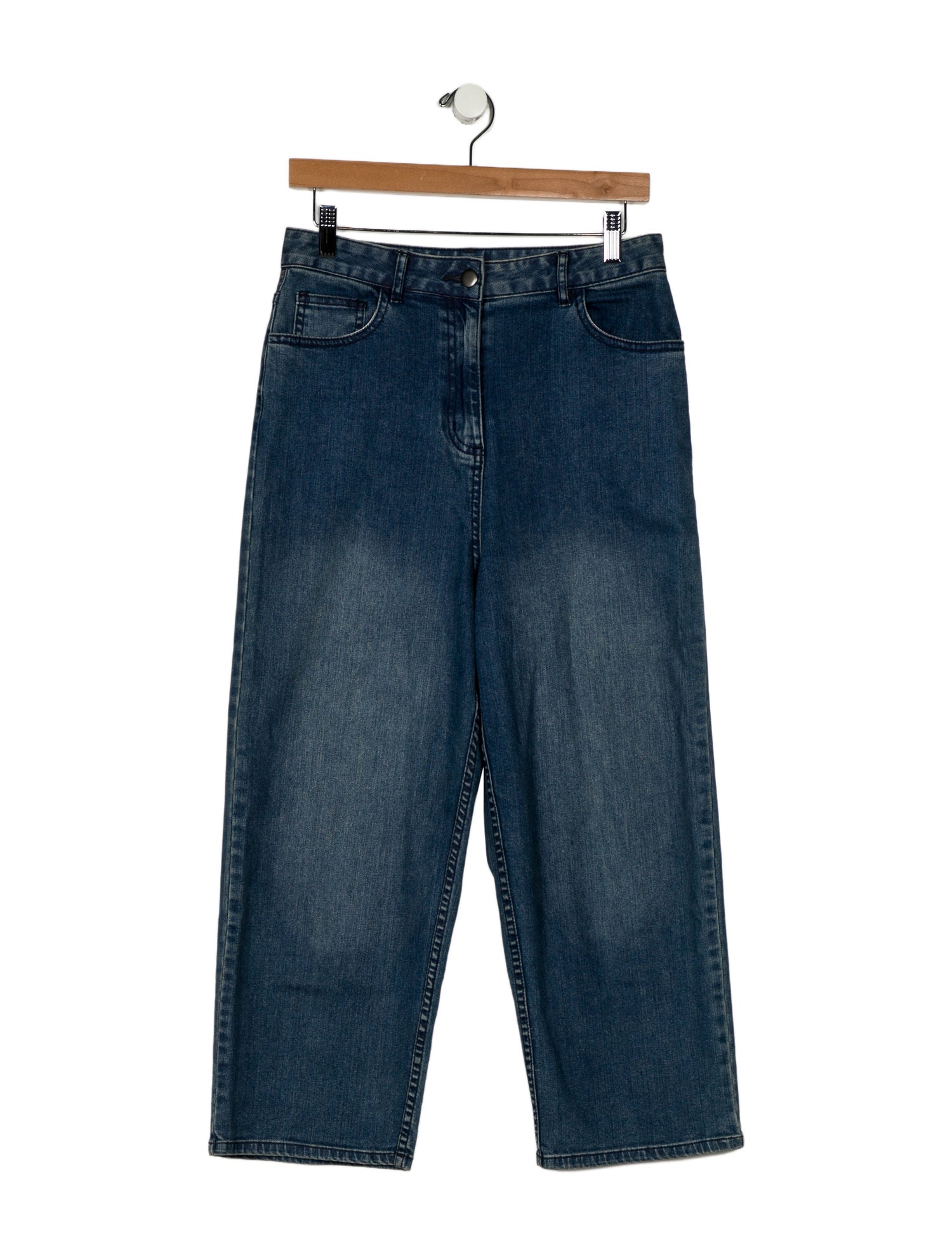 Tibi High-Rise Wide Leg Jeans