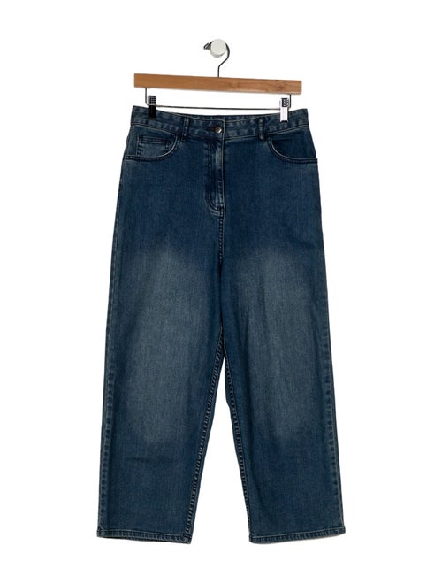 Tibi High-Rise Wide Leg Jeans