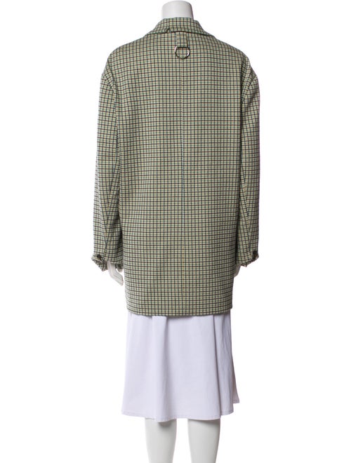 Tibi Plaid Print Blazer