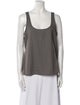 Tibi Virgin Wool Scoop Neck Top
