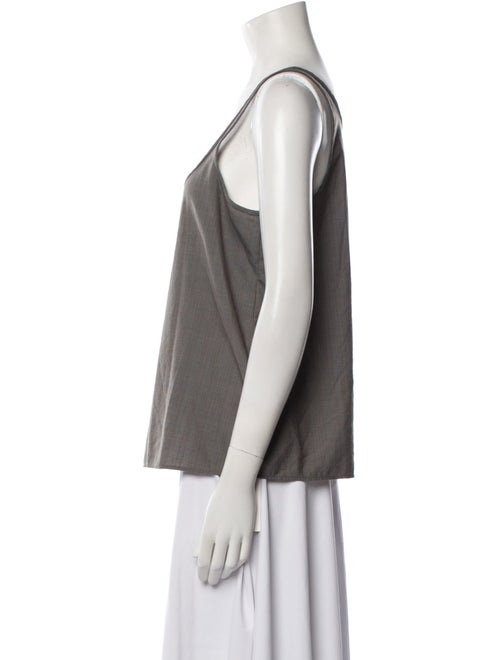 Tibi Virgin Wool Scoop Neck Top