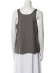 Tibi Virgin Wool Scoop Neck Top
