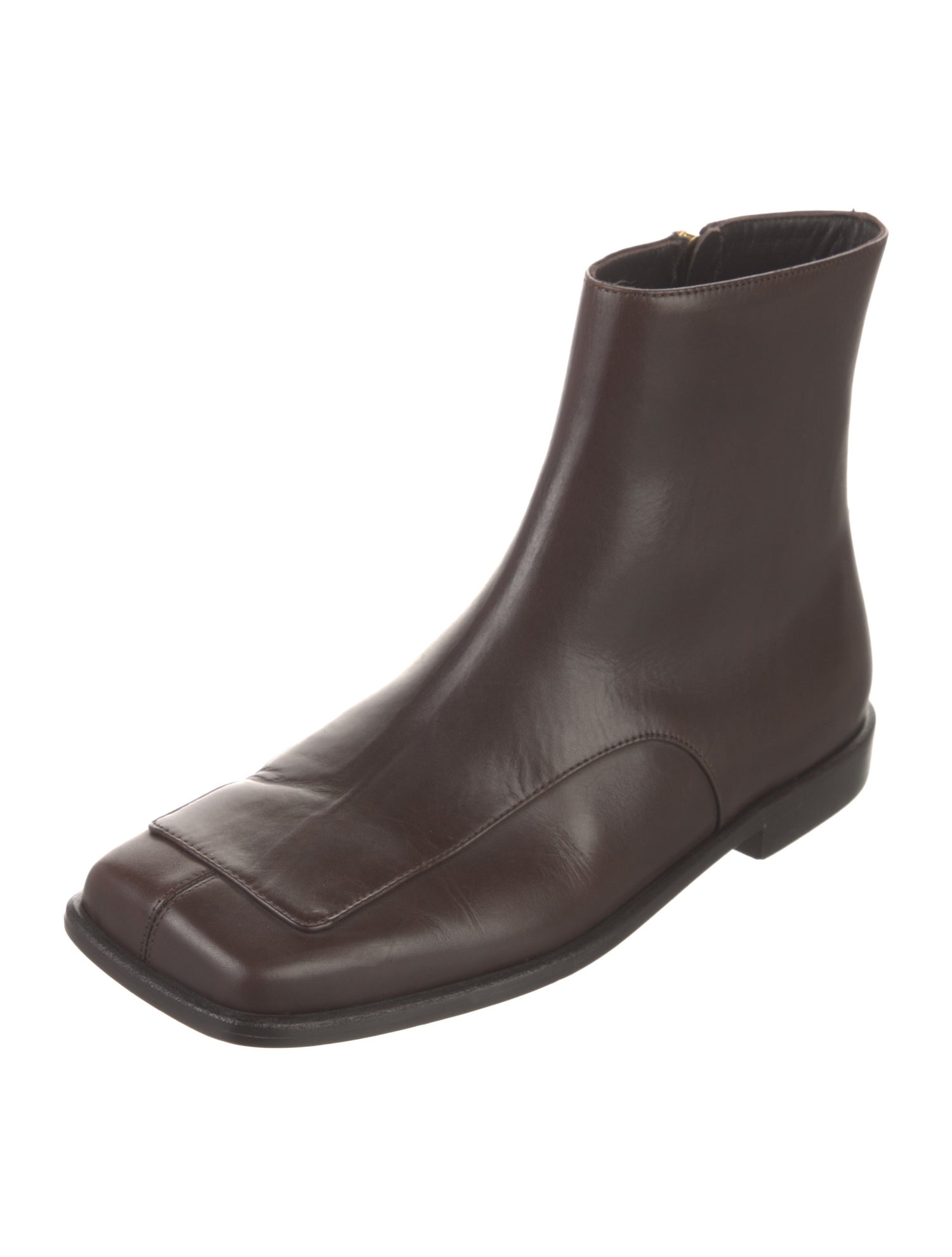 Tibi Leather Rain Boots