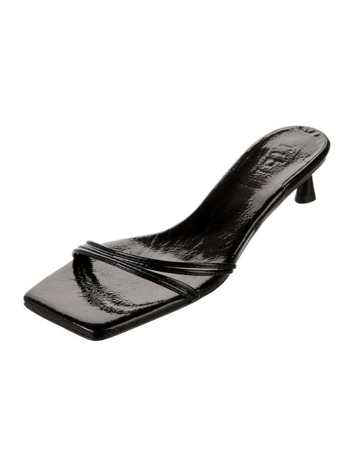 Tibi Patent Leather Slides