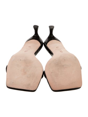 Tibi Patent Leather Slides