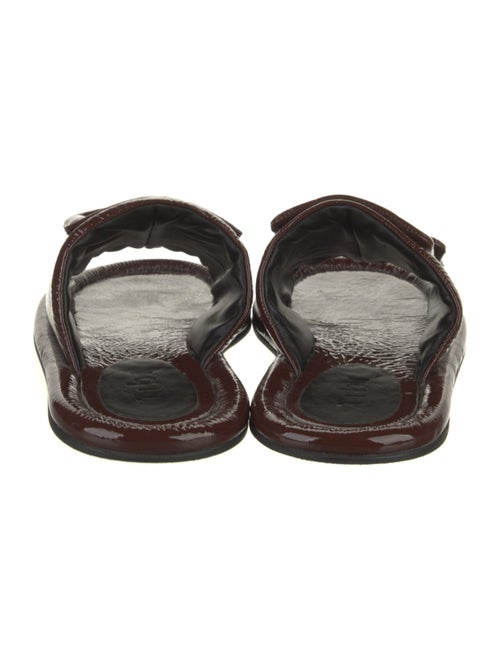 Tibi Patent Leather Slides