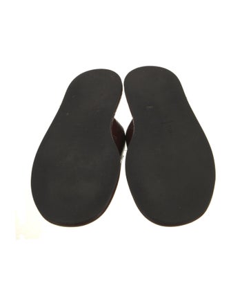 Tibi Patent Leather Slides