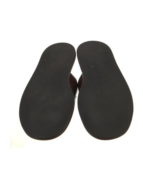 Tibi Patent Leather Slides