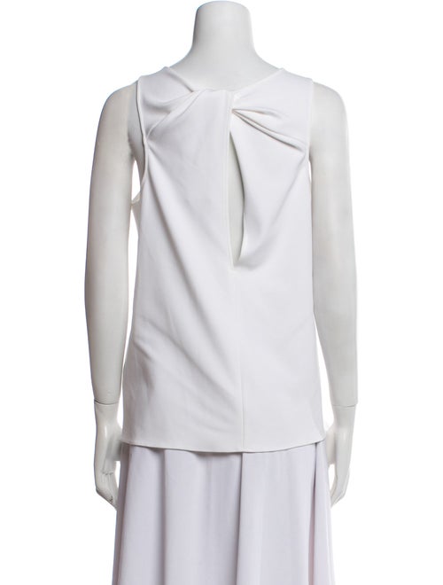 Tibi Crew Neck Sleeveless Top