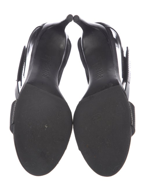 Tibi Leather Slingback Sandals