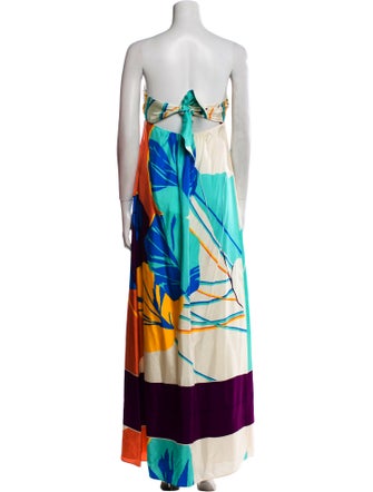Tibi Silk Long Dress
