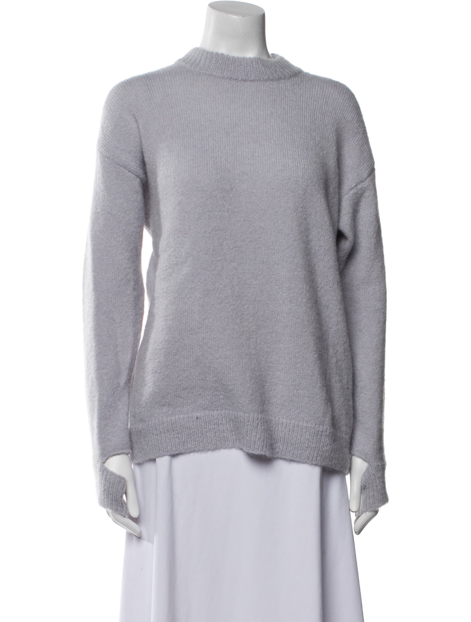 Tibi Mohair Crew Neck Sweater
