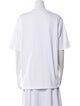 Tibi Mock Neck Short Sleeve T-Shirt